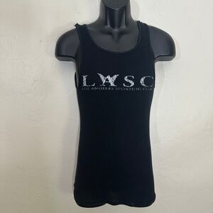 LASC Stretch Tank Top 14" armpit to armpit unstretched Gently worn Cotton blend